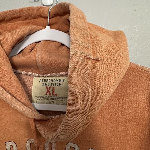 Vintage Y2K Abercrombie & Fitch Hoodie Faded Distressed Mens Unisex XL FAIR - Picture 3 of 12